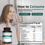 PURE NUTRITION cápsula abierta revelando aceite y pureza del contenido