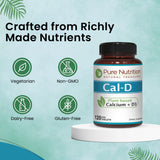 Pure Nutrition etiqueta con ingredientes y valores para ver composición