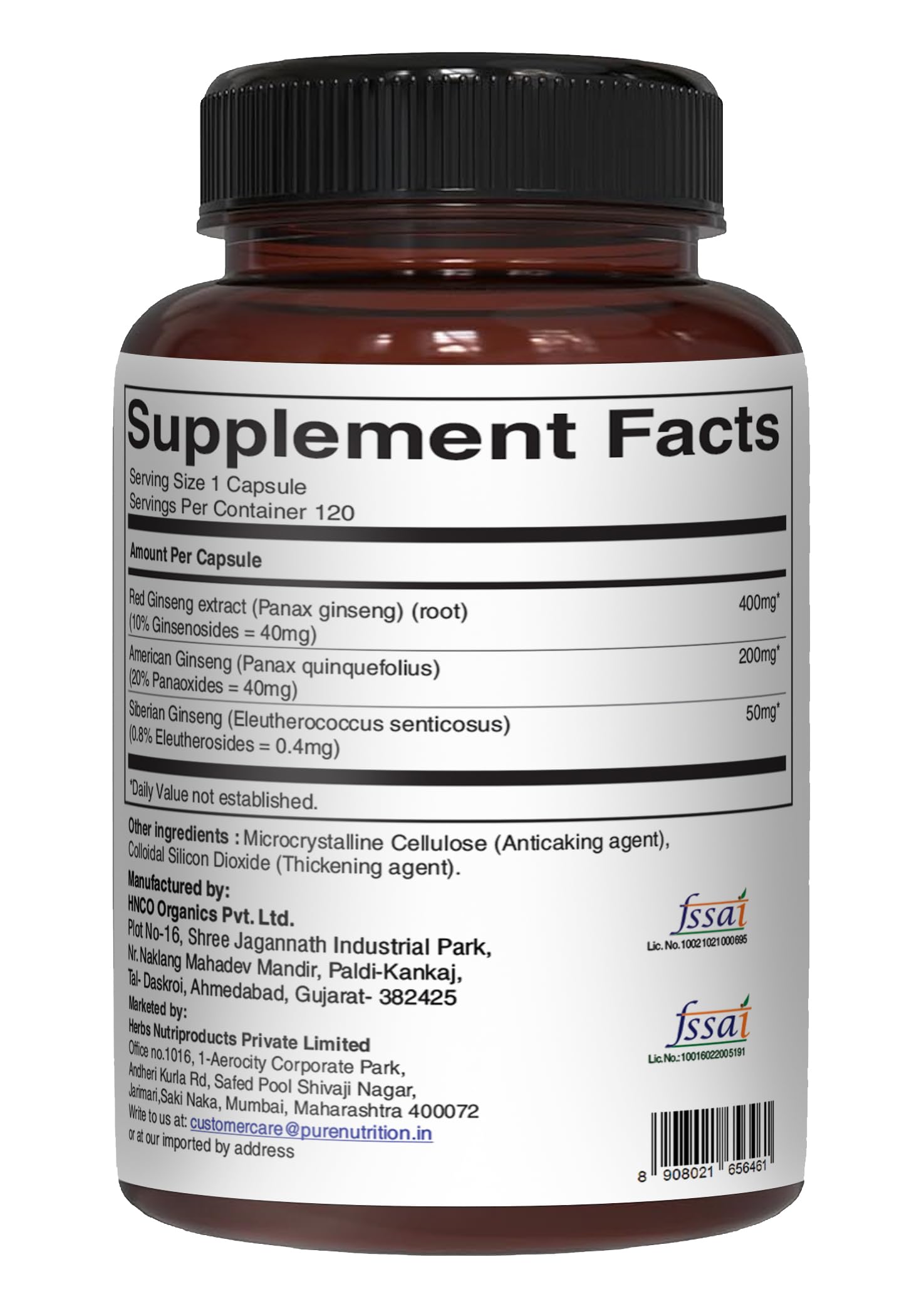 Pure Nutrition etiqueta nutricional en detalle, transparencia de ingredientes y dosis