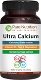 Pure Nutrition frontal del envase mostrando 90 tabletas y beneficios