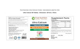 Pure Nutrition comparación de tamaño de la tableta y facilidad de ingestión