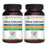 Pure Nutrition frasco frontal mostrando 180 tabletas y beneficios claros