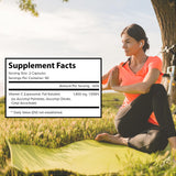 Pure Organic Elements cápsula en mano para comparar tamaño y facilidad de uso