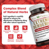 Pure Organic Elements ingredientes naturales: cúrcuma, canela y melón amargo, beneficio antioxidante