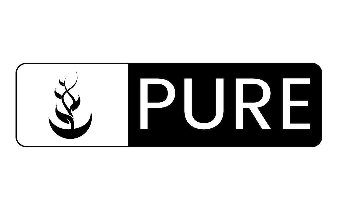 PURE ORIGINAL INGREDIENTS frasco en encuadre de cocina, uso cotidiano y almacenamiento seguro
