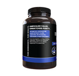 Mano sosteniendo cápsulas de PURE ORIGINAL INGREDIENTS para ver escala y cantidad
