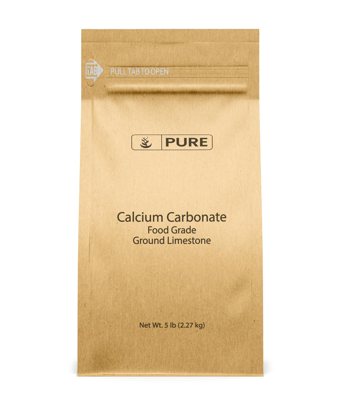 Envase PURE ORIGINAL INGREDIENTS frente, muestra volumen 5 lb y claridad del ingrediente