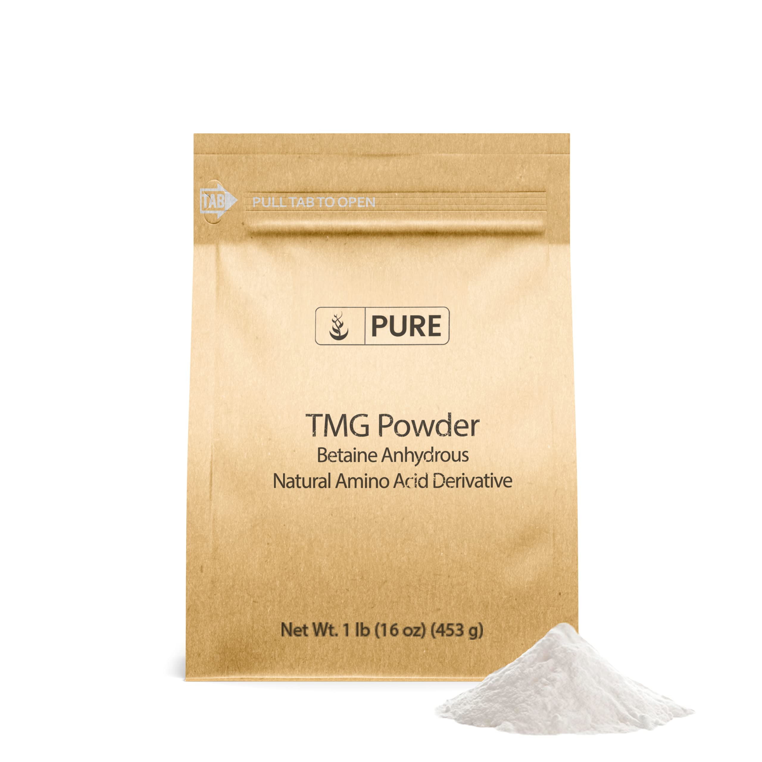 PURE ORIGINAL INGREDIENTS mostración del frente del envase con claridad y confianza