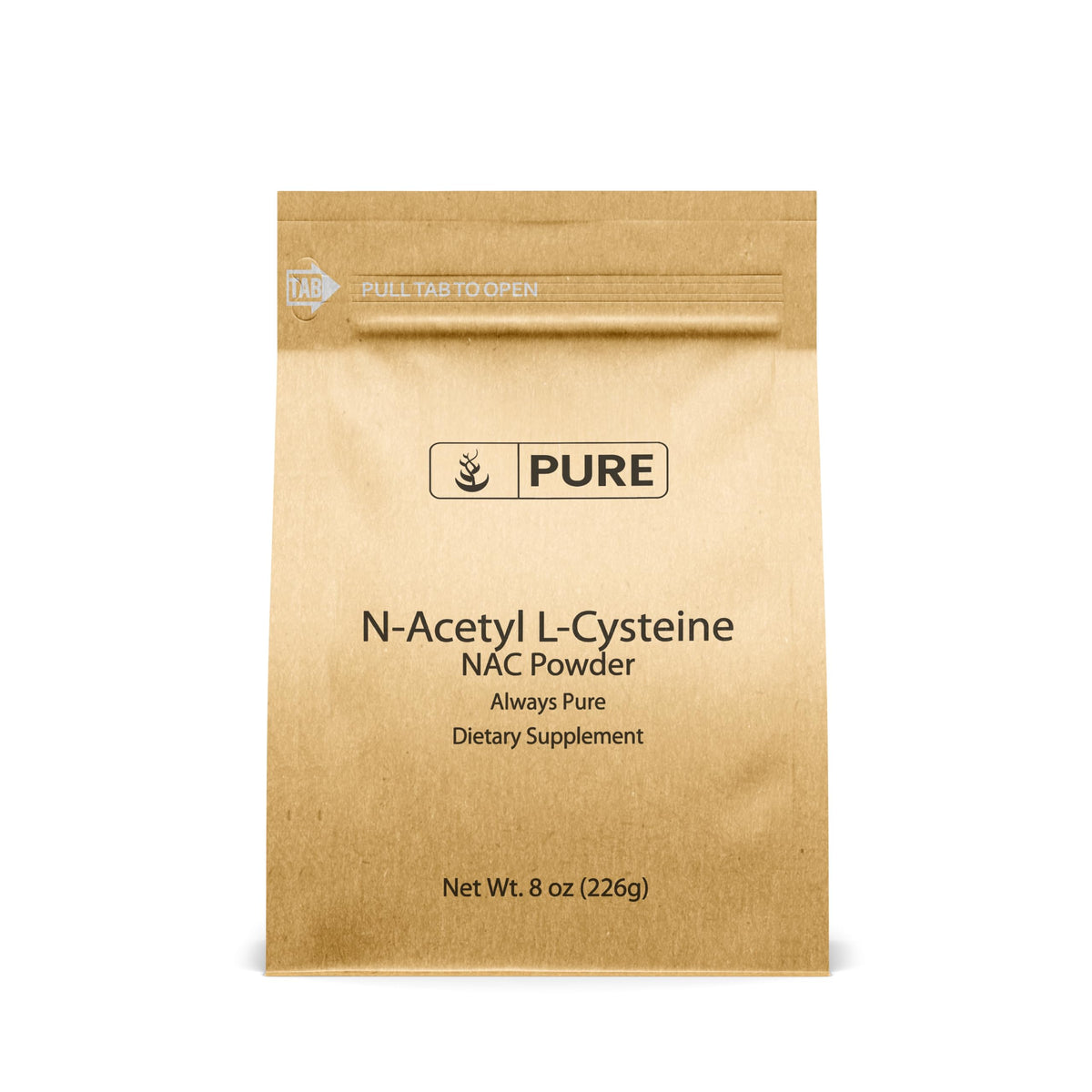 PURE ORIGINAL INGREDIENTS vista frontal del envase con etiquetado claro y pureza
