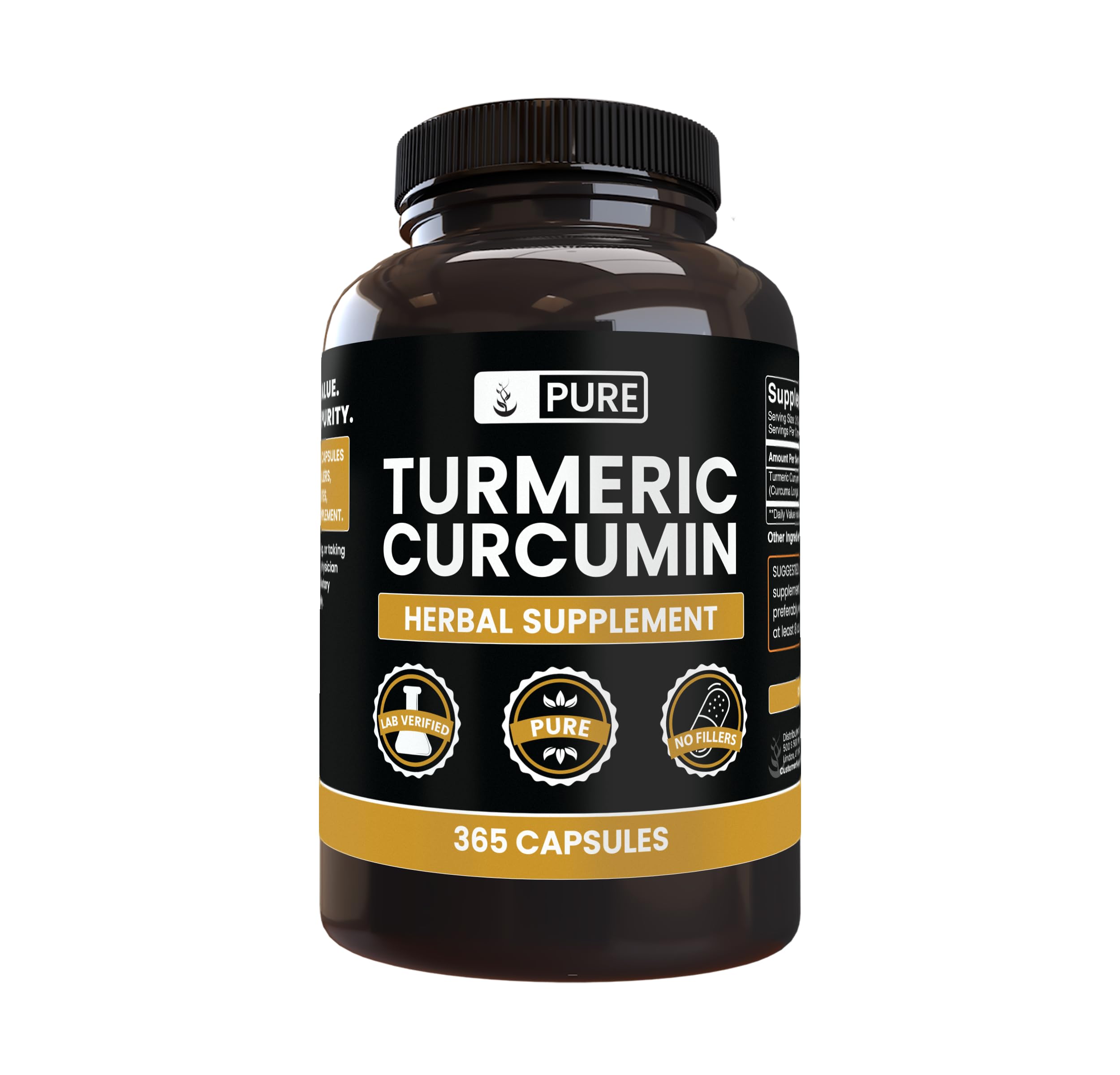 PURE ORIGINAL INGREDIENTS frasco frontal mostrando etiqueta clara y pureza