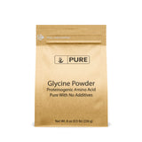 Pure Original Ingredients envase frontal con polvo de glicina, puro y claro beneficio