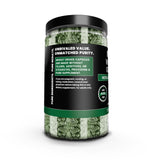 Pure Original Ingredients cápsulas apiladas mostrando tamaño fácil de tragar y consumo práctico
