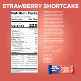 Pure Protein AMMMAZE barra abierta con centro strawberry shortcake y contraste cremoso