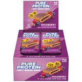 Pure Protein vista frontal del paquete, conveniencia para el desayuno