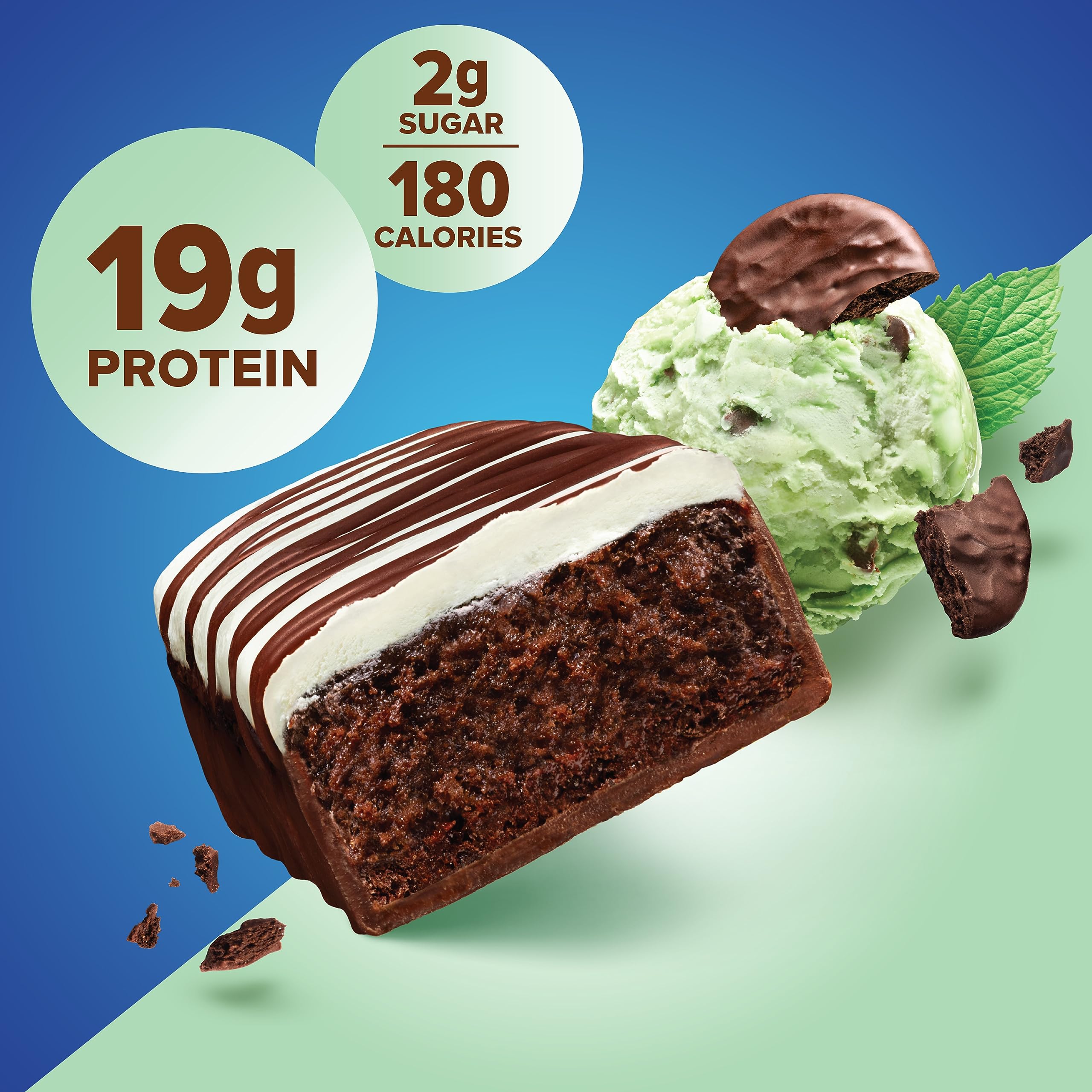 Pure Protein barra sin envolver en mano lista para consumir y recargar energía