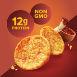 Pure Protein crisps servidos en bol junto a dip para ideas de consumo