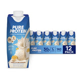 Pure Protein botella delantera con etiqueta visible y conveniencia inmediata