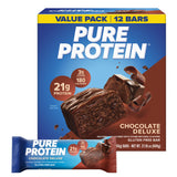 Pure Protein frontal del paquete mostrando beneficios y diseño atractivo