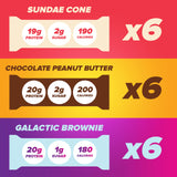 Pure Protein primer plano de textura y cobertura que destaca calidad
