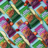 Pure Protein barrita en escritorio para snack rápido y nutritivo