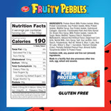 Pure Protein corte de la porción que revela interior, proteína visible y textura