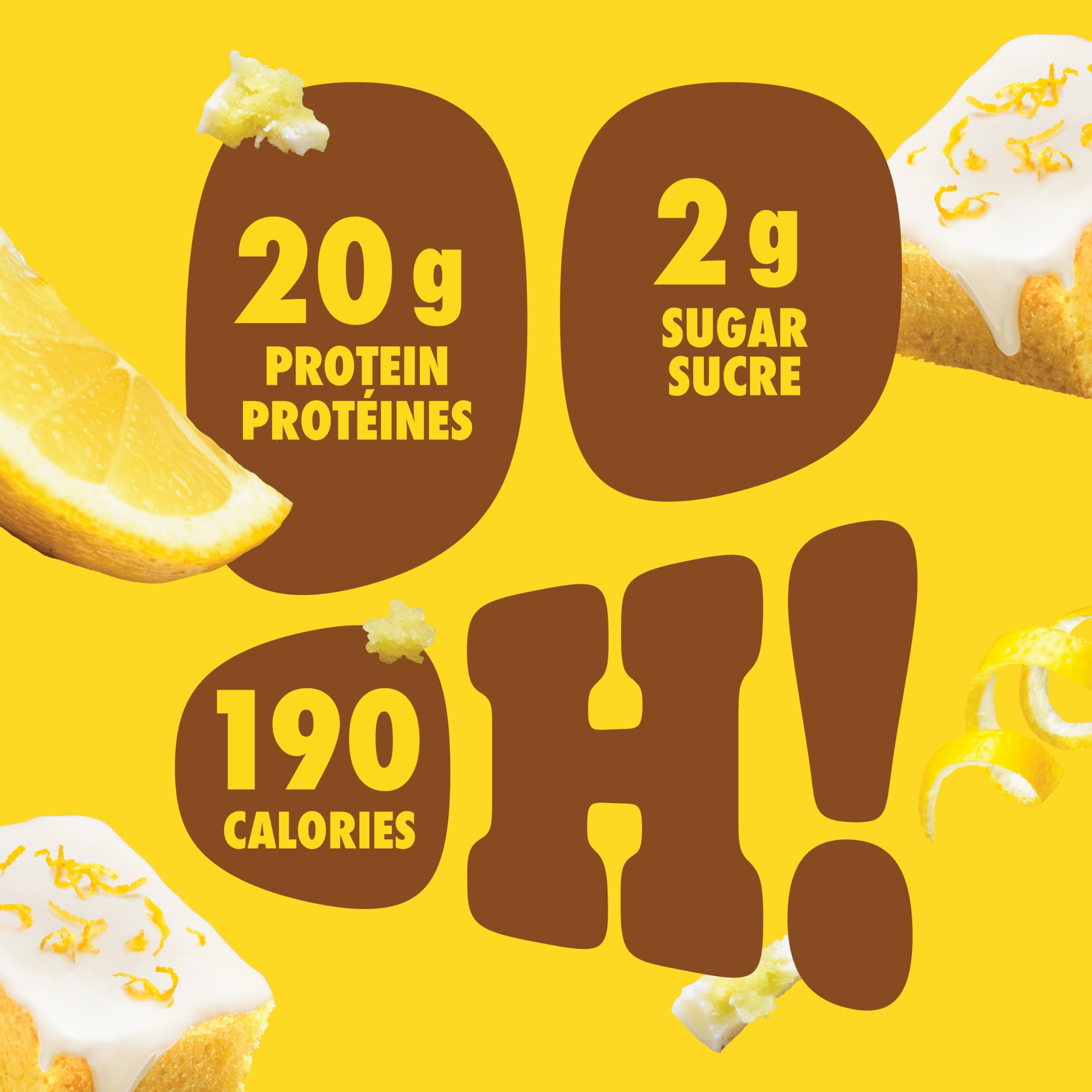 Pure Protein detalle de textura para apreciar crocancia y calidad