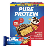 Pure Protein barra frontal mostrando el empaque y beneficios proteicos