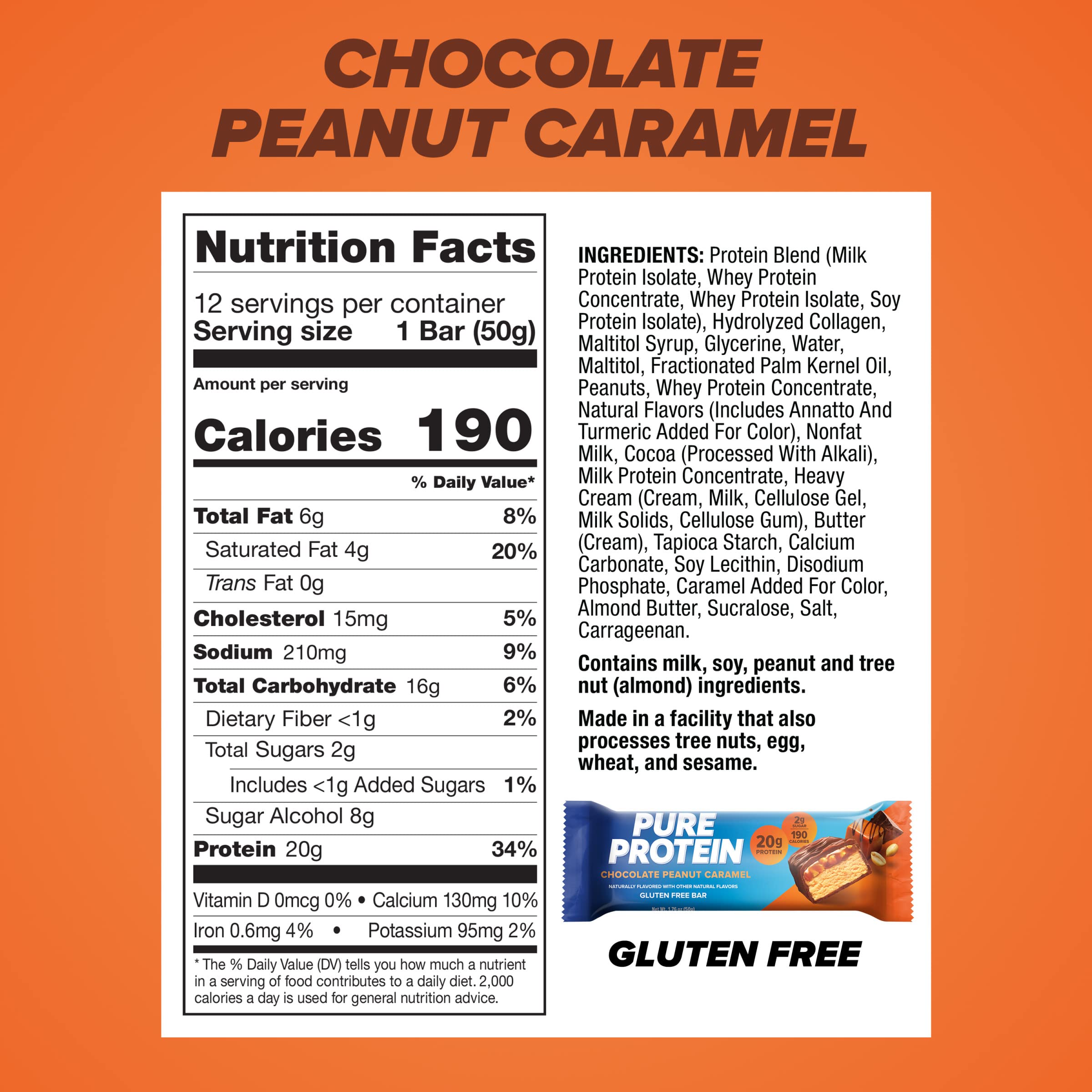 Pure Protein textura de caramelo y chocolate para una experiencia dulce