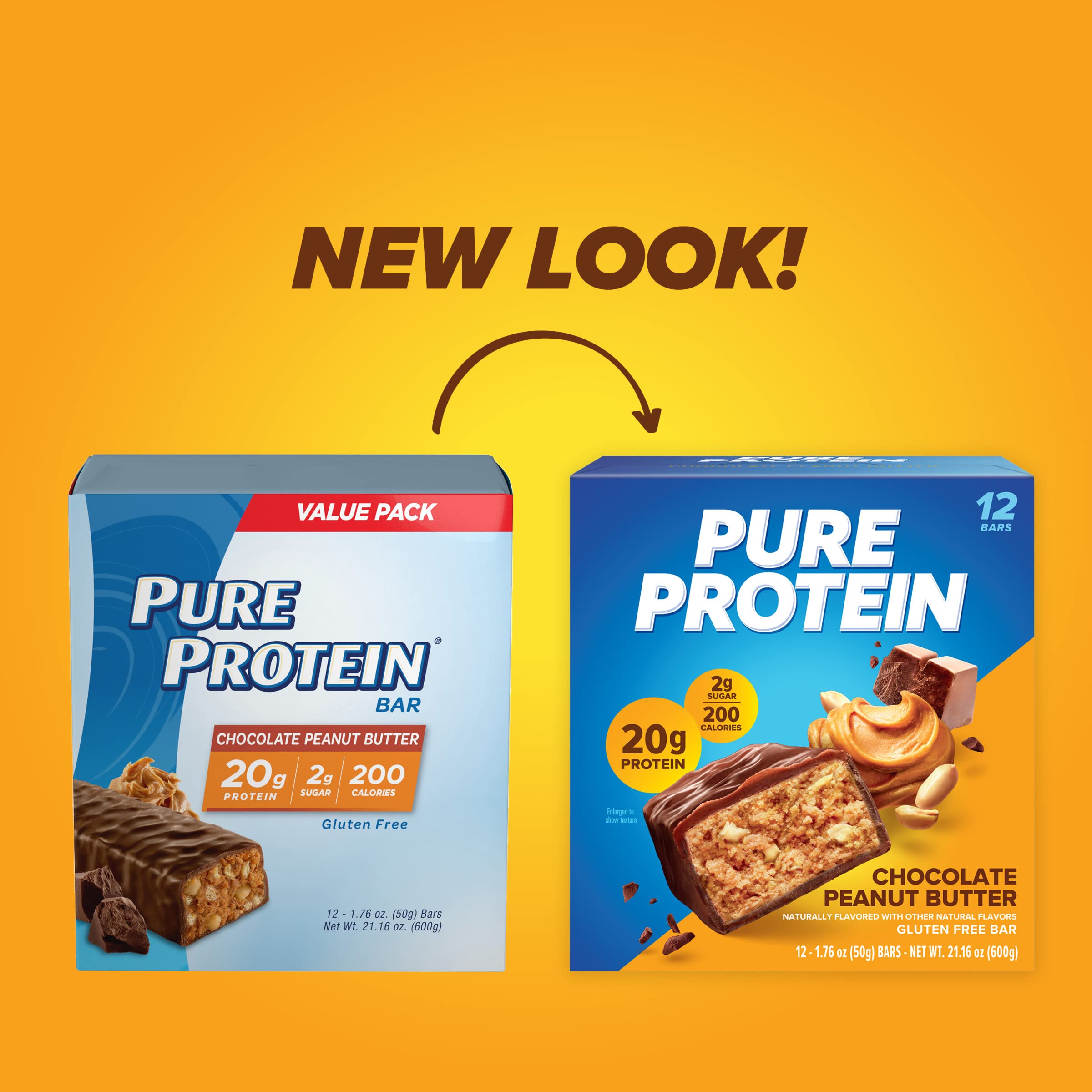 Pure Protein interior y textura en corte, muestra proteína y cremosidad
