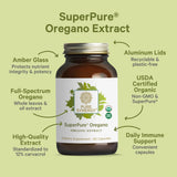 PURE SYNERGY cápsula vegetal abierta mostrando contenido en polvo, absorción fácil
