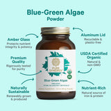 PURE SYNERGY polvo mezclado en batido verde para energía natural
