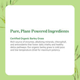 PURE SYNERGY etiqueta con certificaciones orgánicas y confianza en origen