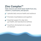 PURE SYNERGY etiqueta con ingredientes para transparencia y confianza
