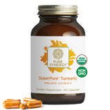 PURE SYNERGY frasco delantero mostrando etiqueta y beneficios claros