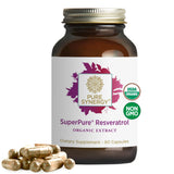 PURE SYNERGY frente del producto mostrando etiqueta y beneficios