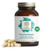 PURE SYNERGY frasco frontal del producto mostrando 90 cápsulas y etiqueta clara
