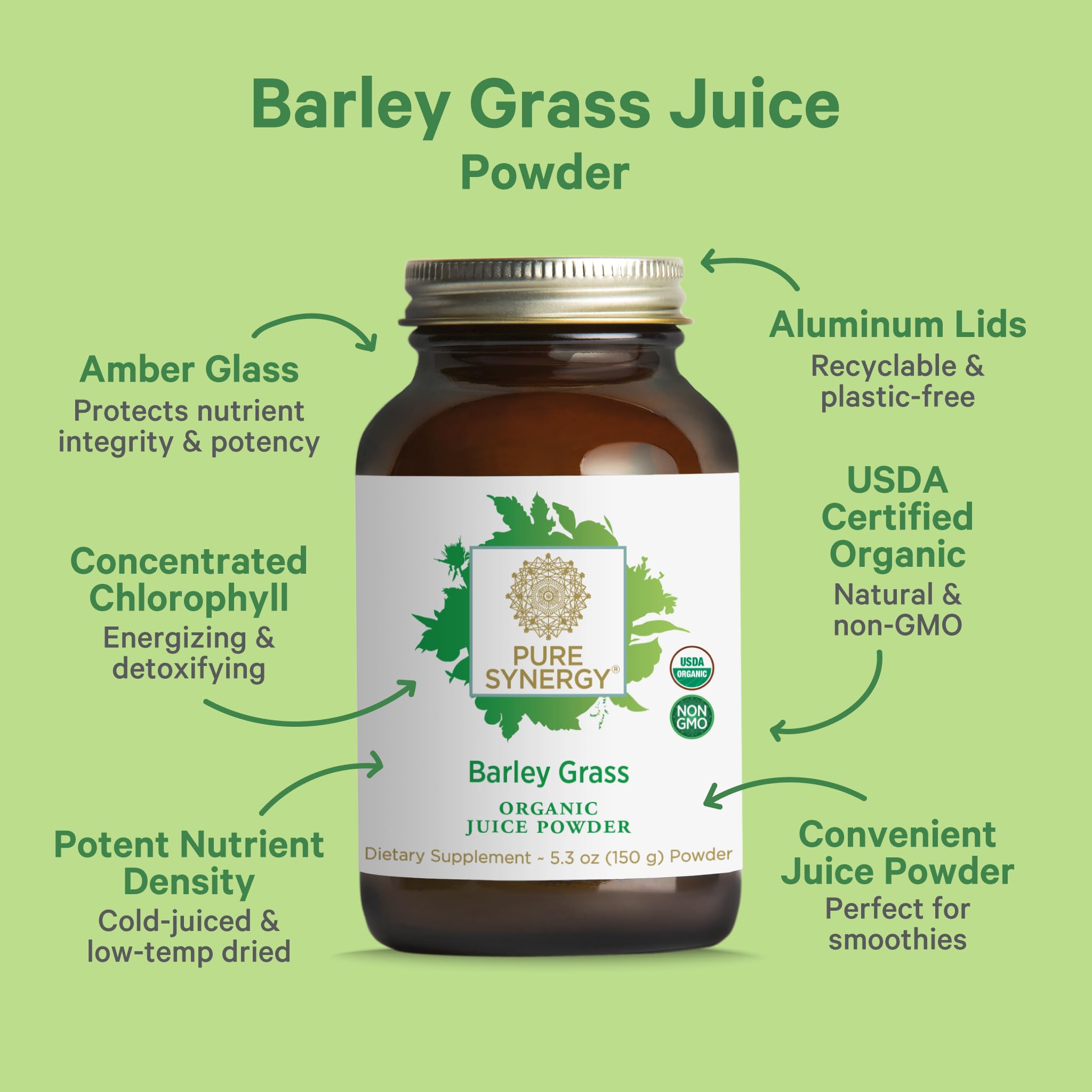 PURE SYNERGY batido listo en vaso para energía rápida y mezcla fácil