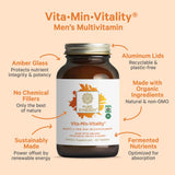 PURE SYNERGY etiqueta con lista de ingredientes y formas activas