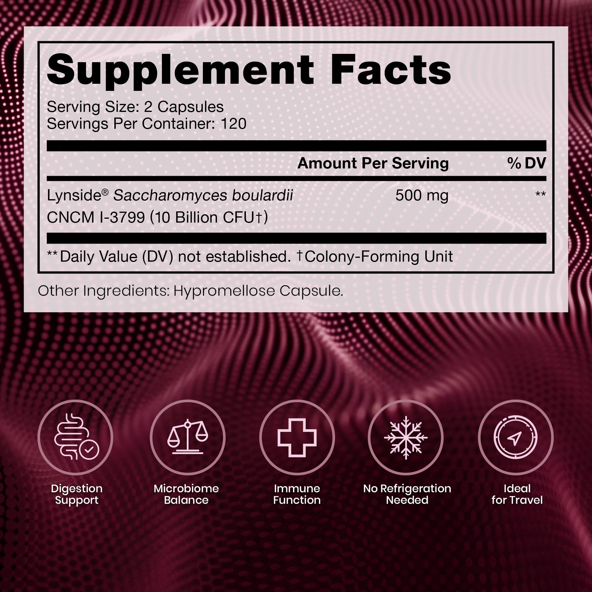 Pure TheraPro Rx cápsula en primer plano mostrando textura y tamaño