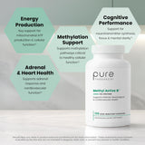 Pure Therapro Rx cápsula en mano mostrando tamaño real y escala
