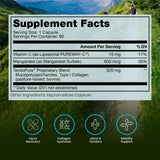 Pure Therapro Rx cápsulas en mano para visualización de dosis conveniente