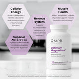Pure Therapro Rx cápsulas en mano mostrando tamaño fácil de tragar