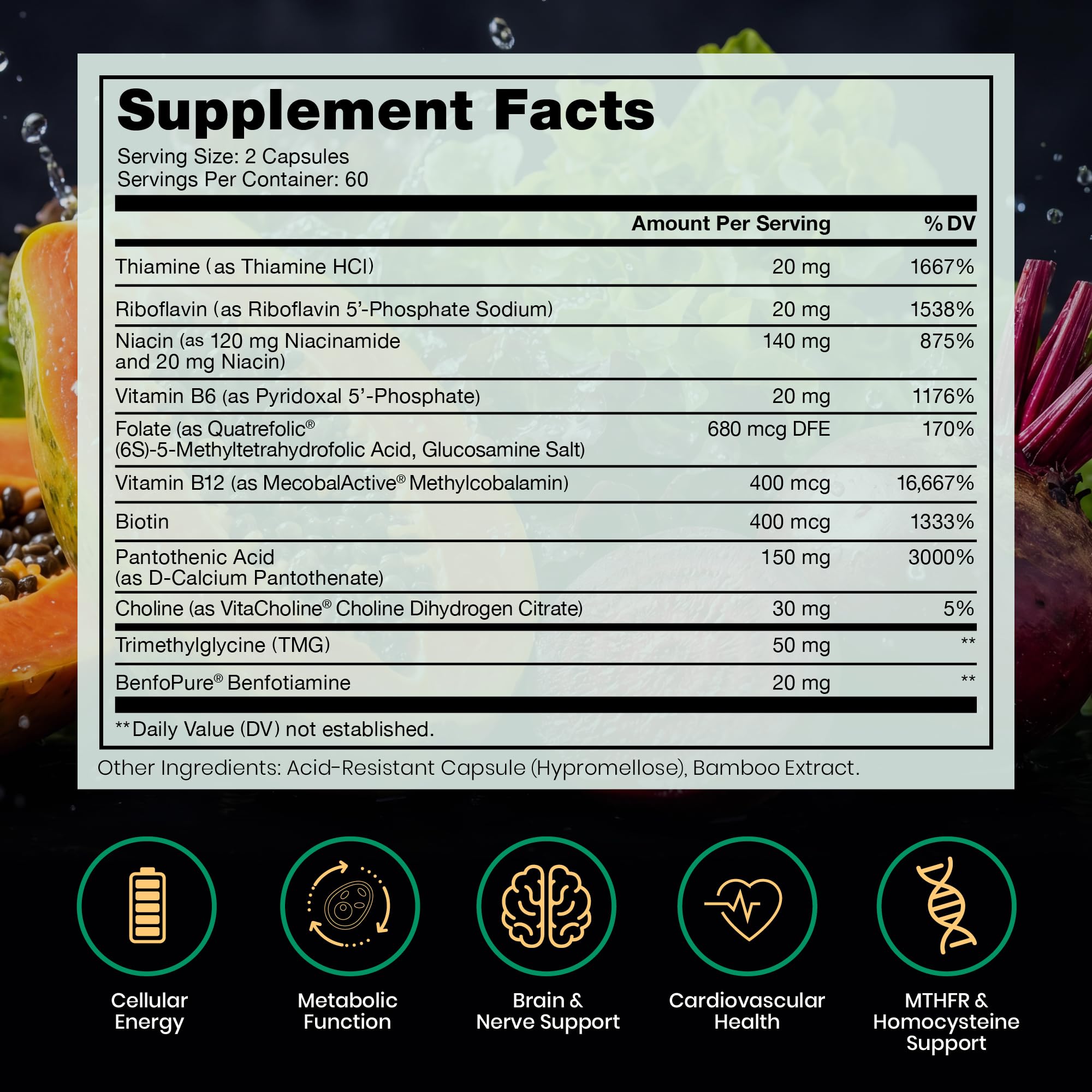 Pure Therapro Rx detalle de cápsulas veganas resaltando fácil ingestión