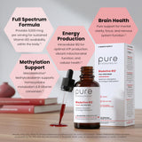 Pure Therapro Rx etiqueta con lista de ingredientes y beneficios visibles