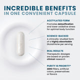 Pure Therapro Rx etiqueta de ingredientes destacando compuestos estandarizados