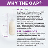 Pure Therapro Rx etiqueta de ingredientes, información clara y sin rellenos