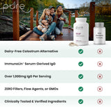 Pure TheraPro Rx etiqueta nutricional y composición para transparencia de ingredientes