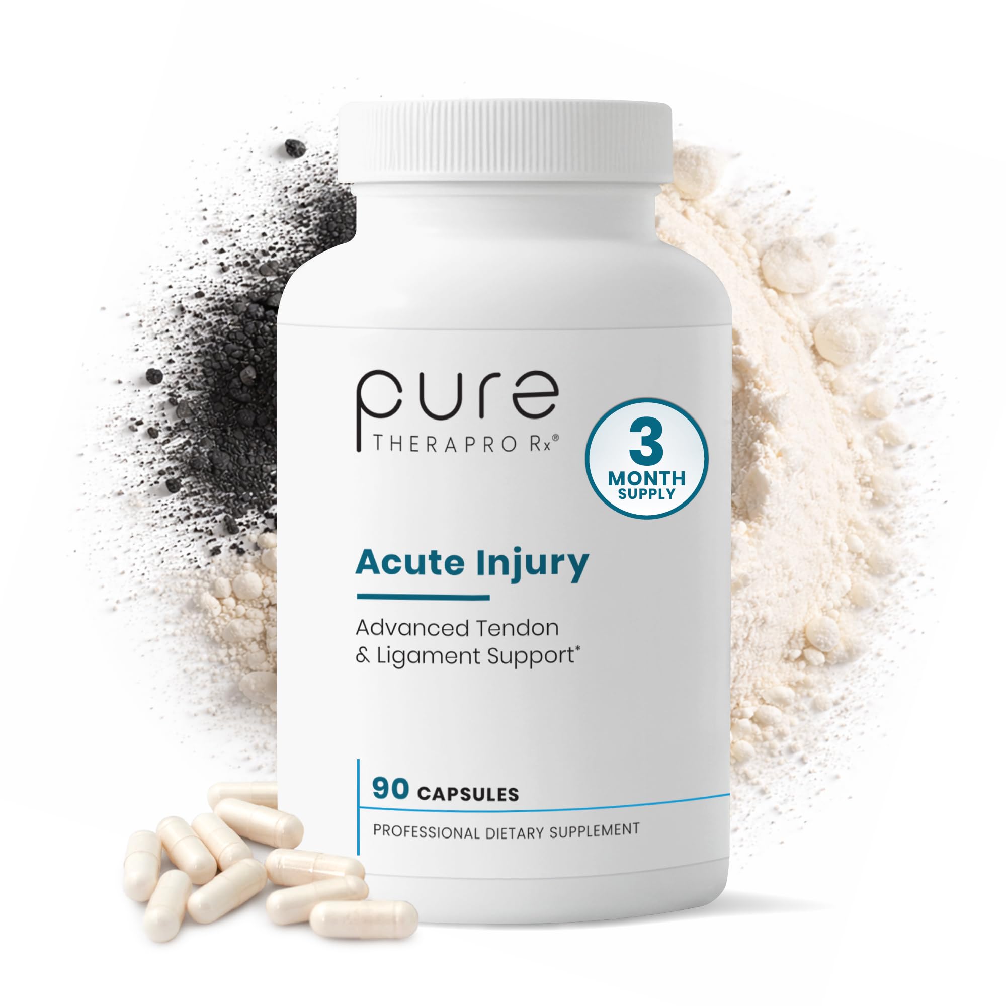 Pure Therapro Rx frasco frontal mostrando la etiqueta y pureza del producto