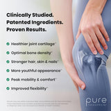 Pure Therapro Rx etiqueta con ingredientes clave y seguridad de pureza