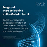 Pure Therapro Rx etiqueta con lista de ingredientes clave, transparencia y potencia